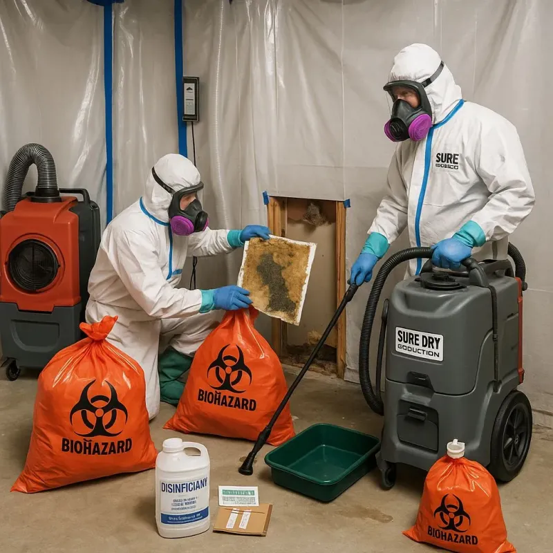 Contaminated Water Handling Protocols process in Grand Point, LA