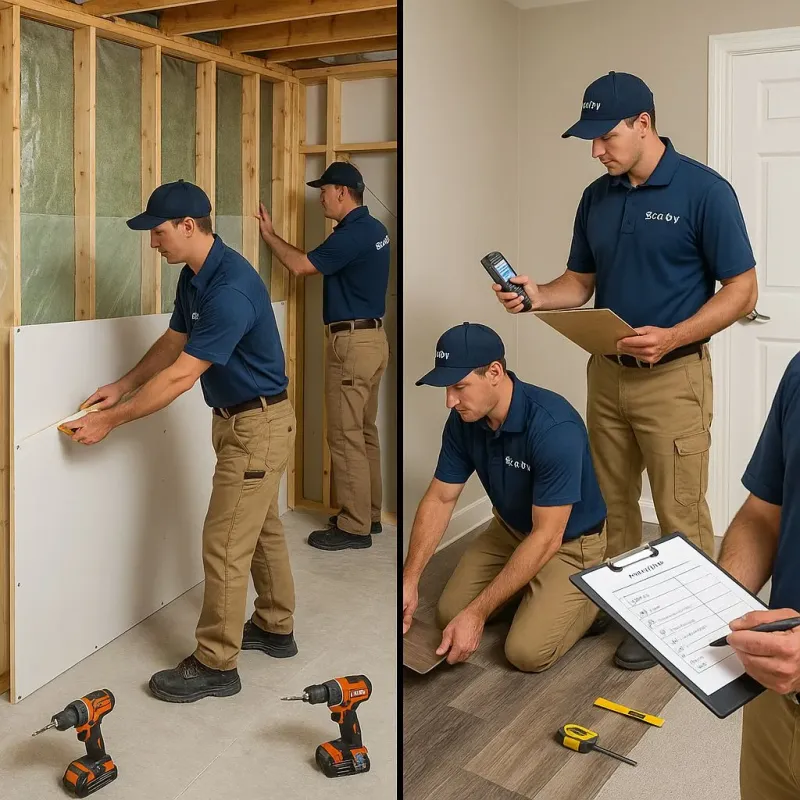 Repairs and Reconstruction process in Grand Point, LA